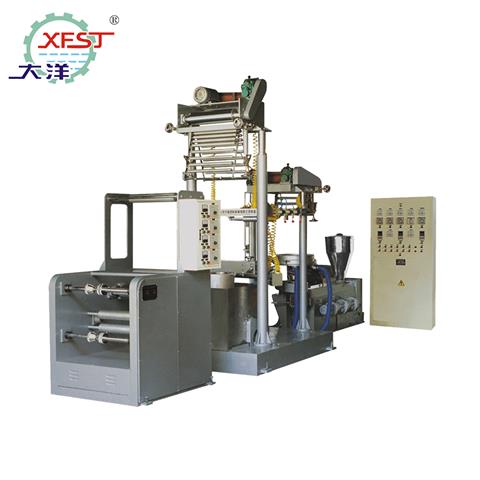 PVC 熱收縮薄膜吹膜機(jī)組（旋轉(zhuǎn)模頭、雙剖雙收）
